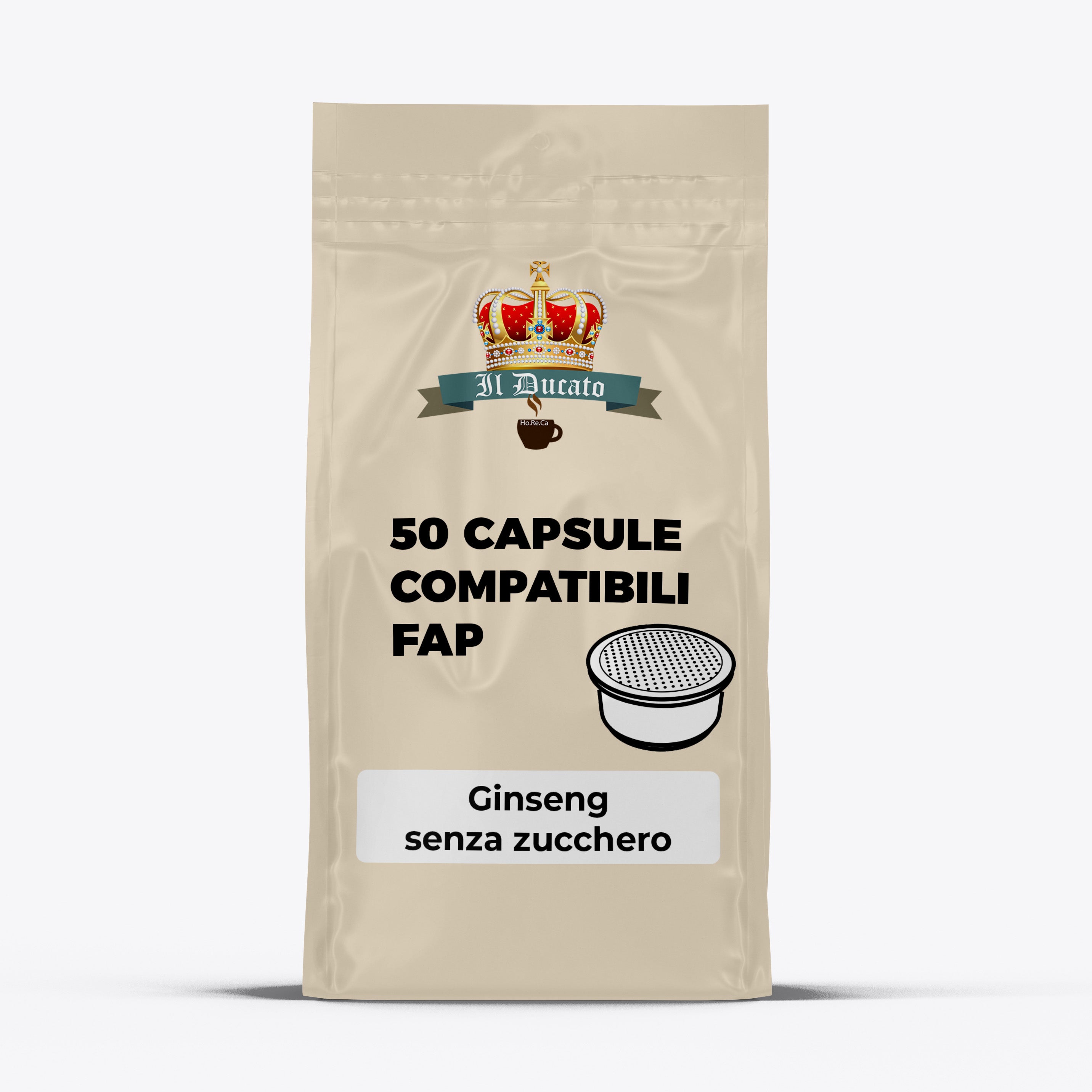 Ginseng senza zucchero - Capsule compatibili FAP Espresso Point - scatola 50 pezzi
