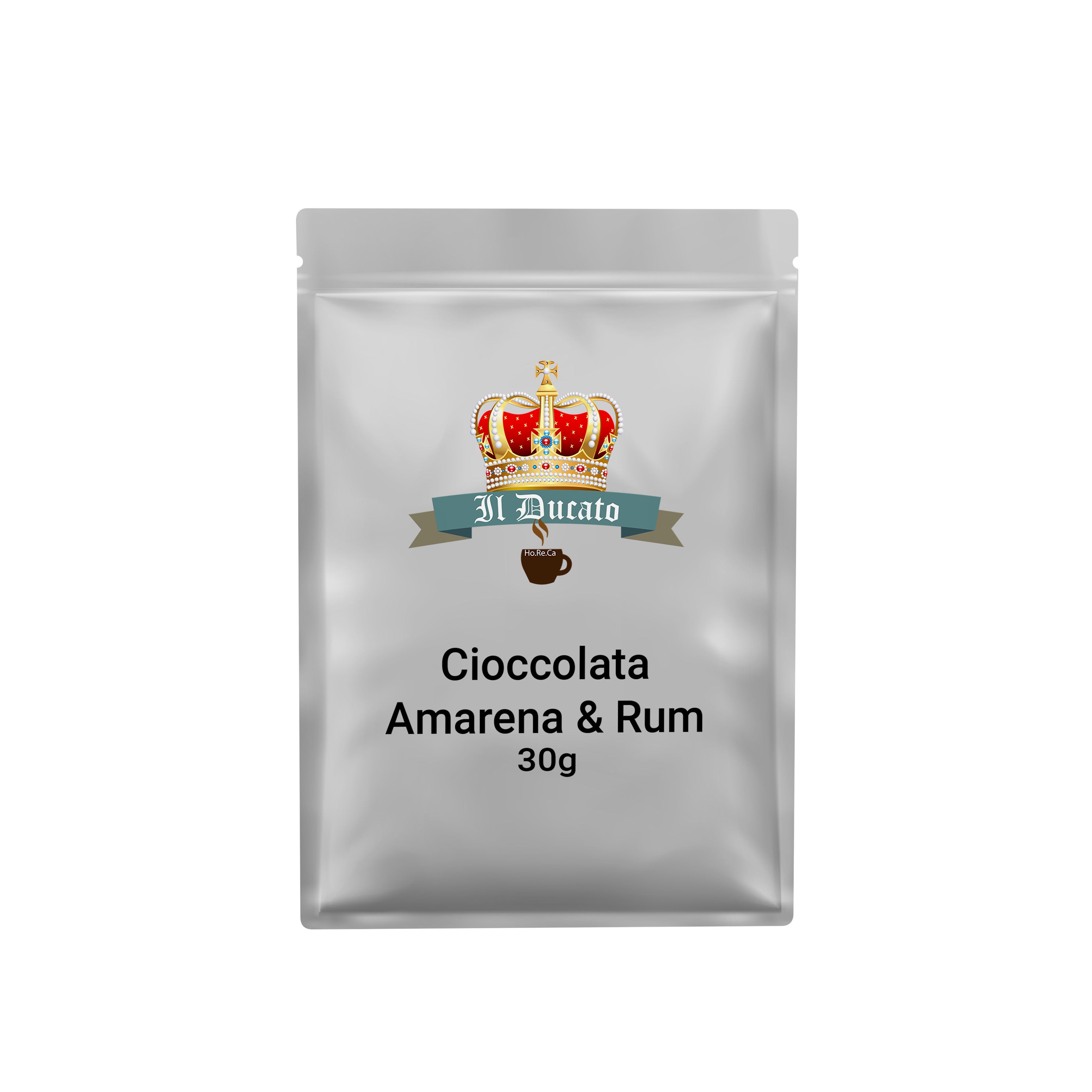 Cioccolata Royal Amarena e Rum monodose 30g x 15 pezzi box